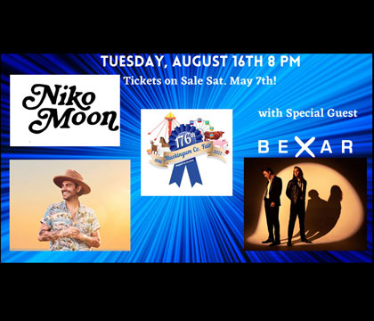 176th Fair Concert Featuring Niko Moon & Bexar