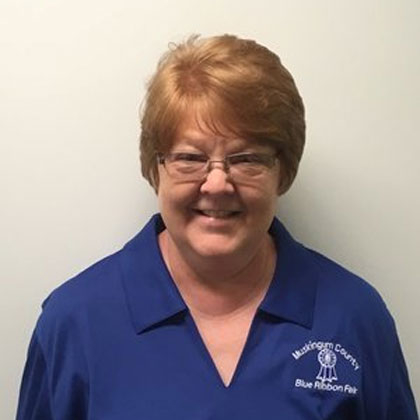 Muskingum County Fairgrounds Board Member Gail Deitrick